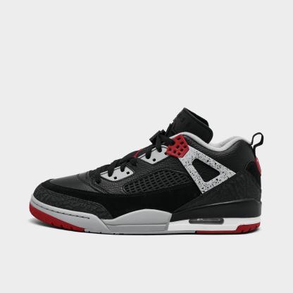 Men's Jordan Spizike Low Casual Shoes - Black/Wolf Grey/White/Gym Red - view 1