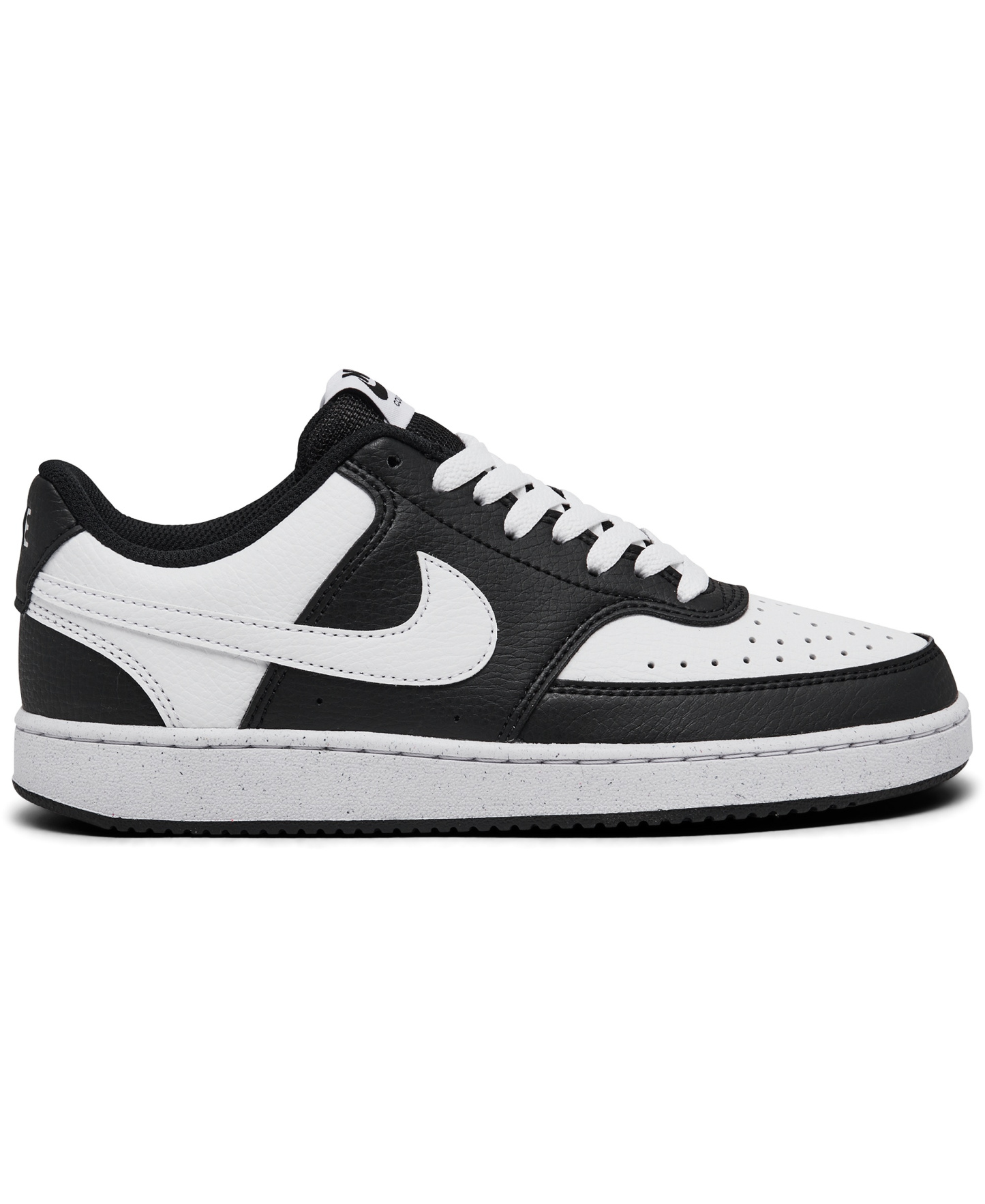 Nike Women's Court Vision Low Next Nature Casual Sneakers from Finish Line - Black, White