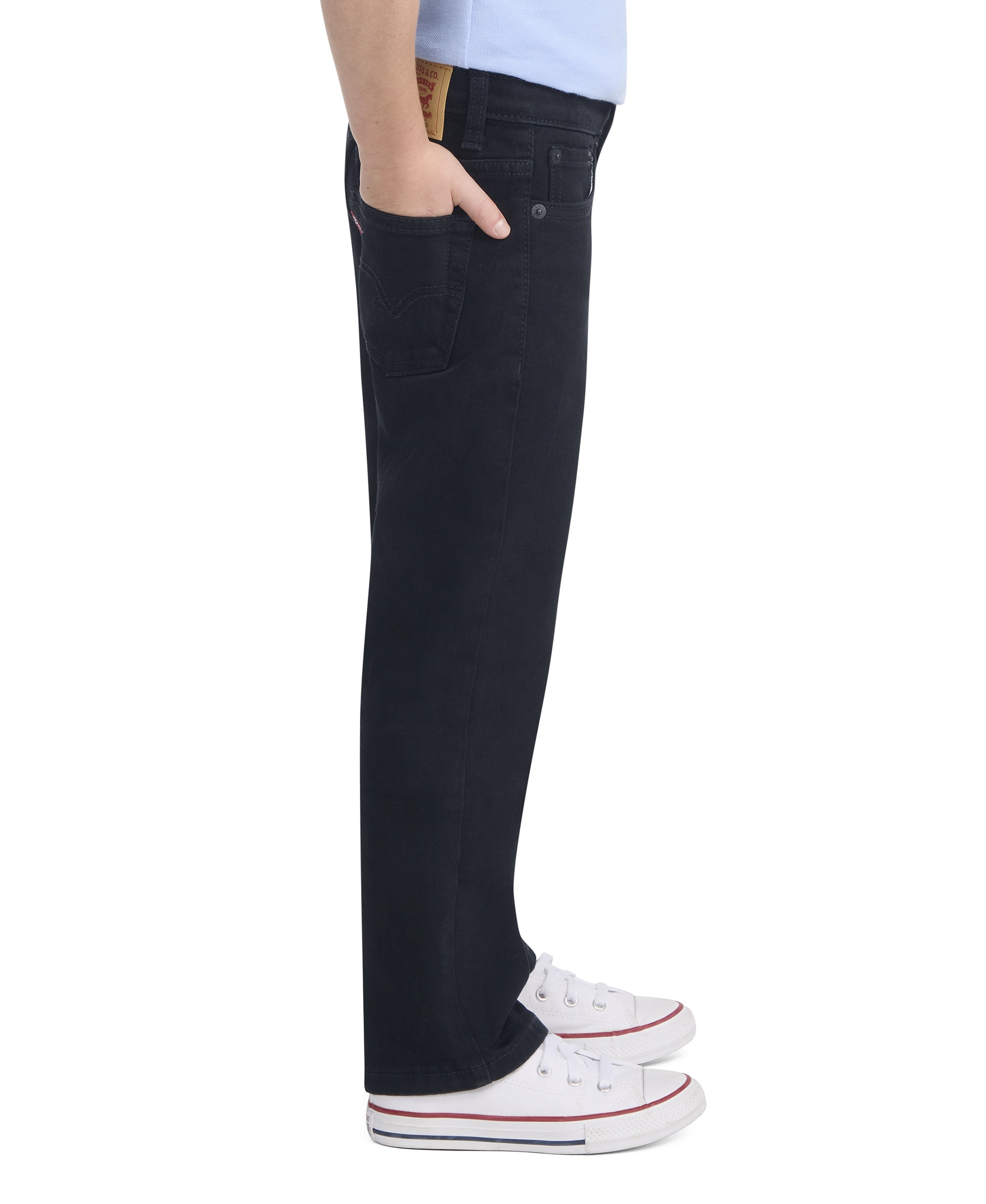 Levi's Boys' 4-7 514 Straight Stretch Performance Jeans - Black