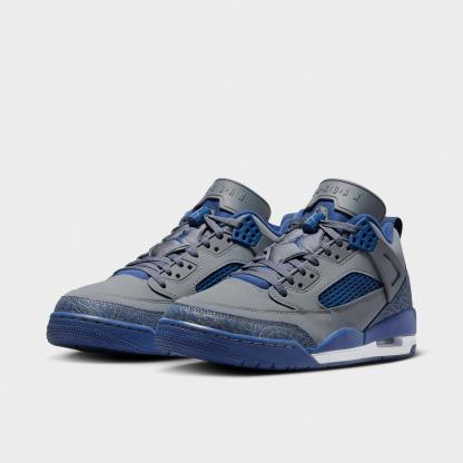 Men's Jordan Spizike Low SE Casual Shoes - Flint/University Blue/White/Navy - Left shoe facing left. Outside of the shoe. - view 2