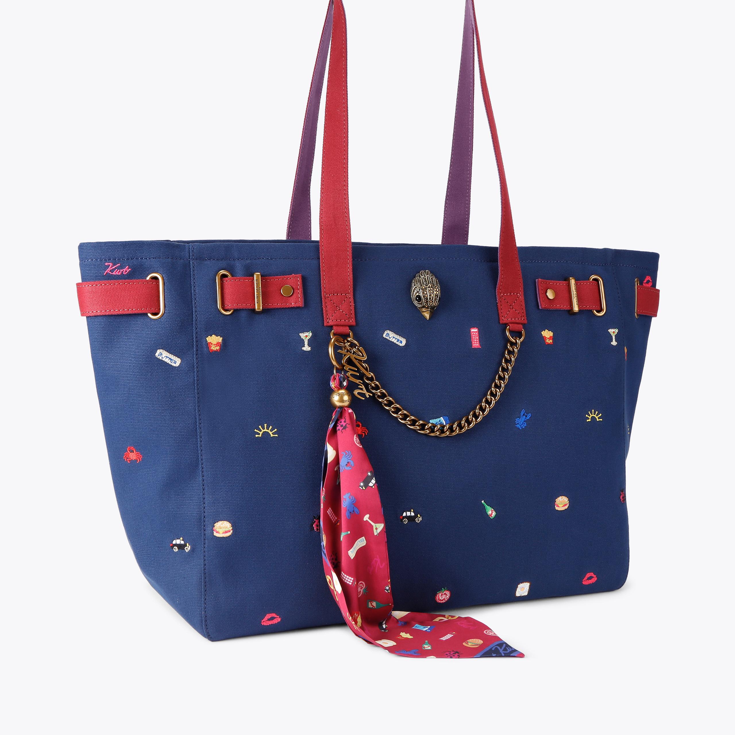 Kurt Geiger London Sloane Shopper Bag - Blue - view 3