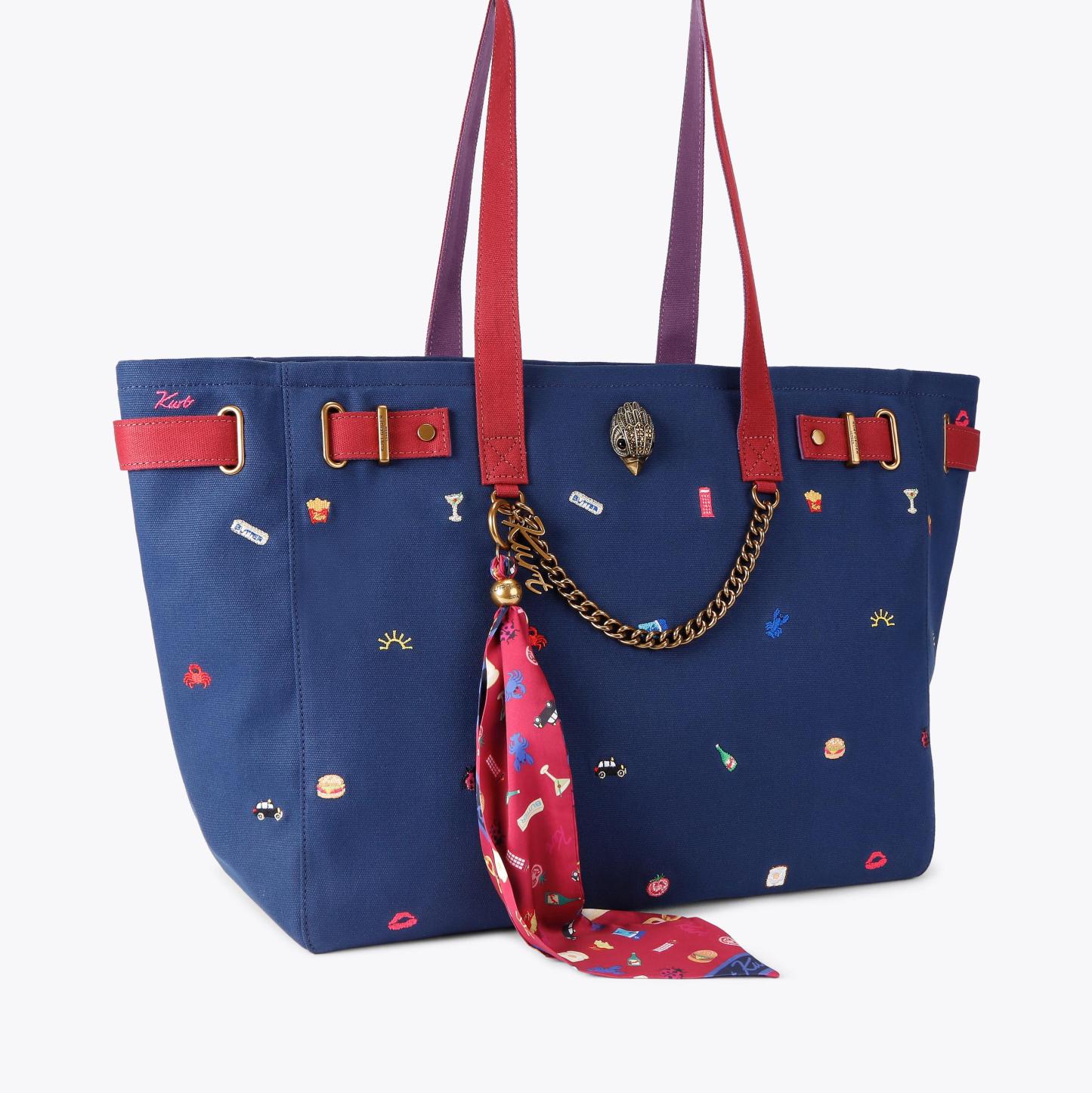 Kurt Geiger London Sloane Shopper Bag - Blue - view 3