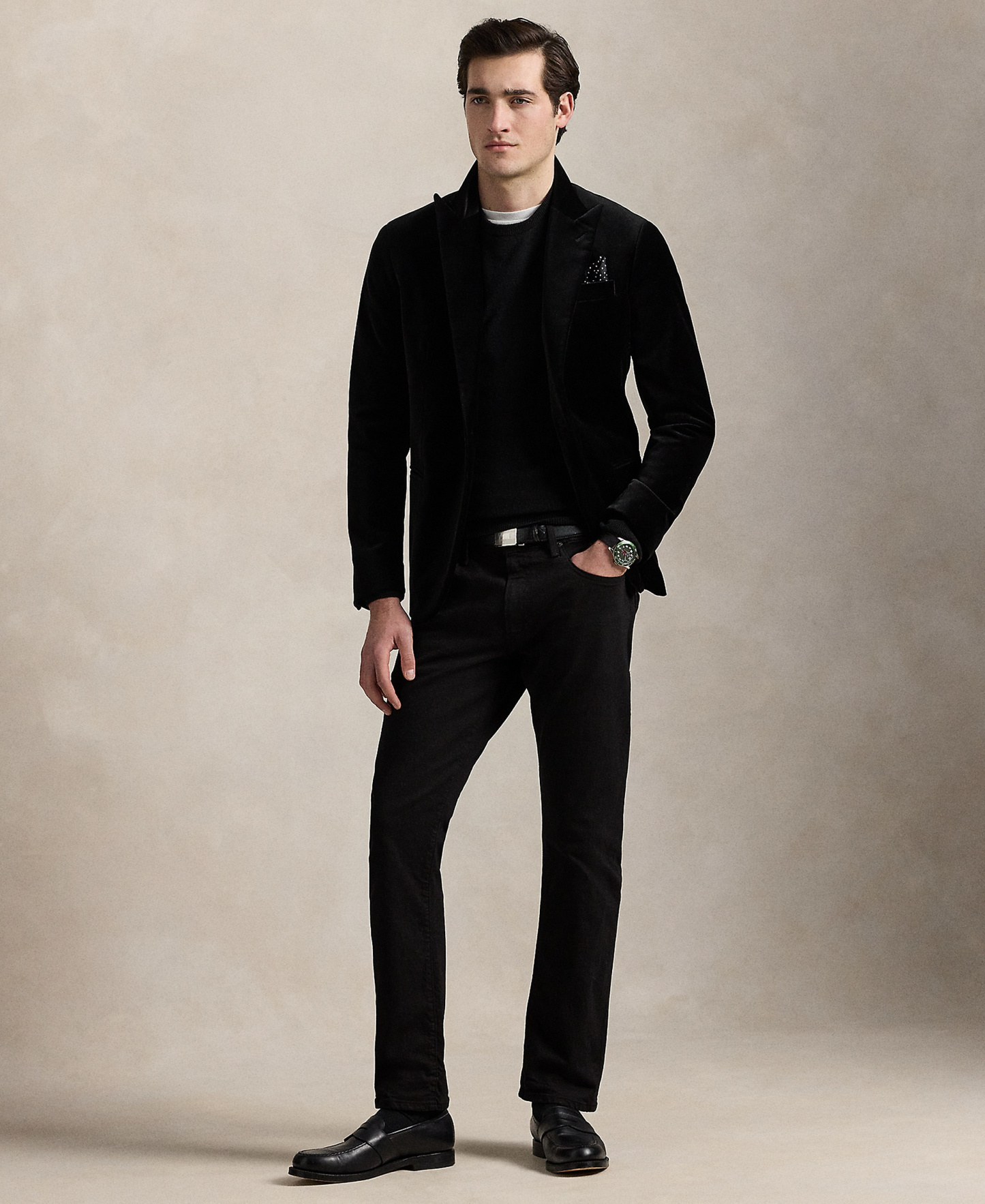 Polo Ralph Lauren Men's Varick Slim Straight Jeans - New Hudson Black