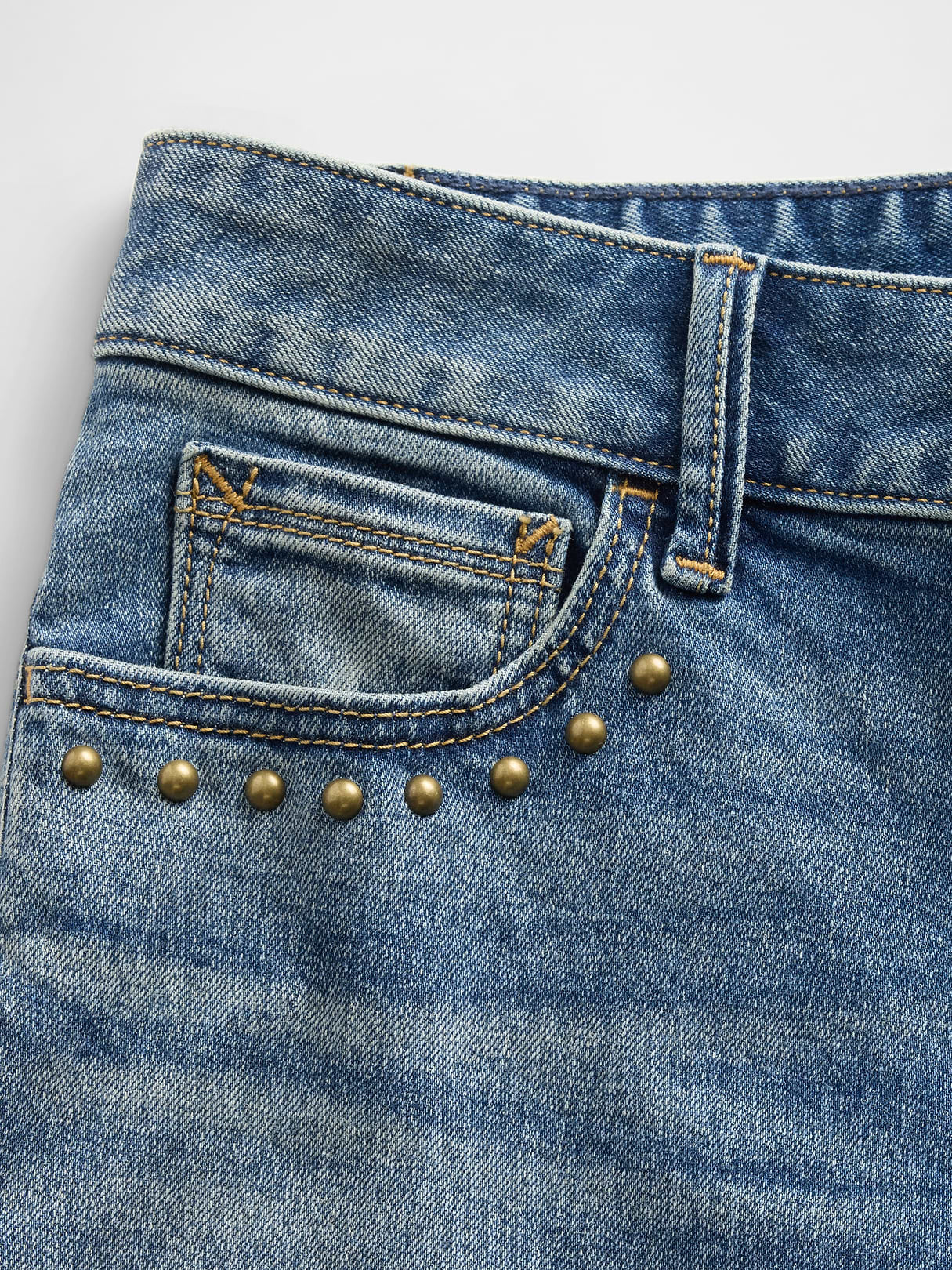 Low Rise Long & Lean Split-Hem Jeans - Medium indigo