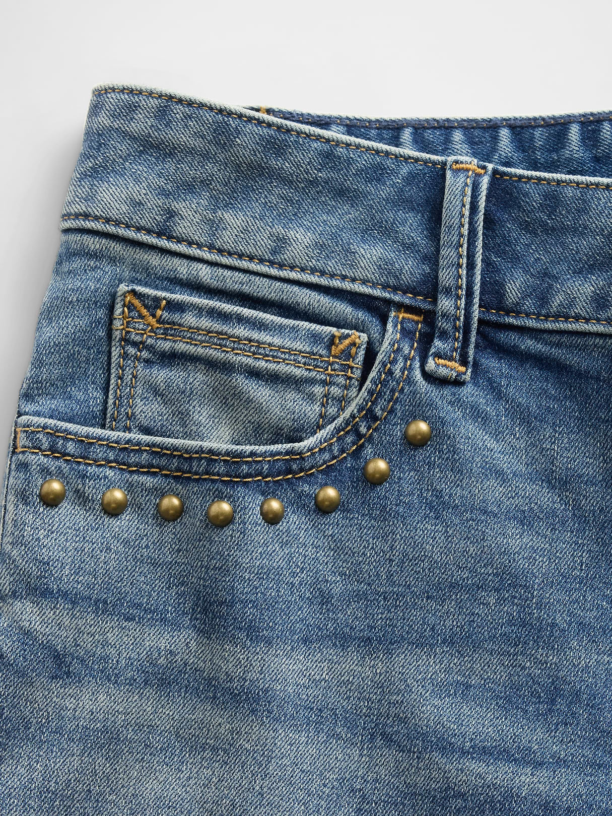 Low Rise Long & Lean Split-Hem Jeans - Medium indigo
