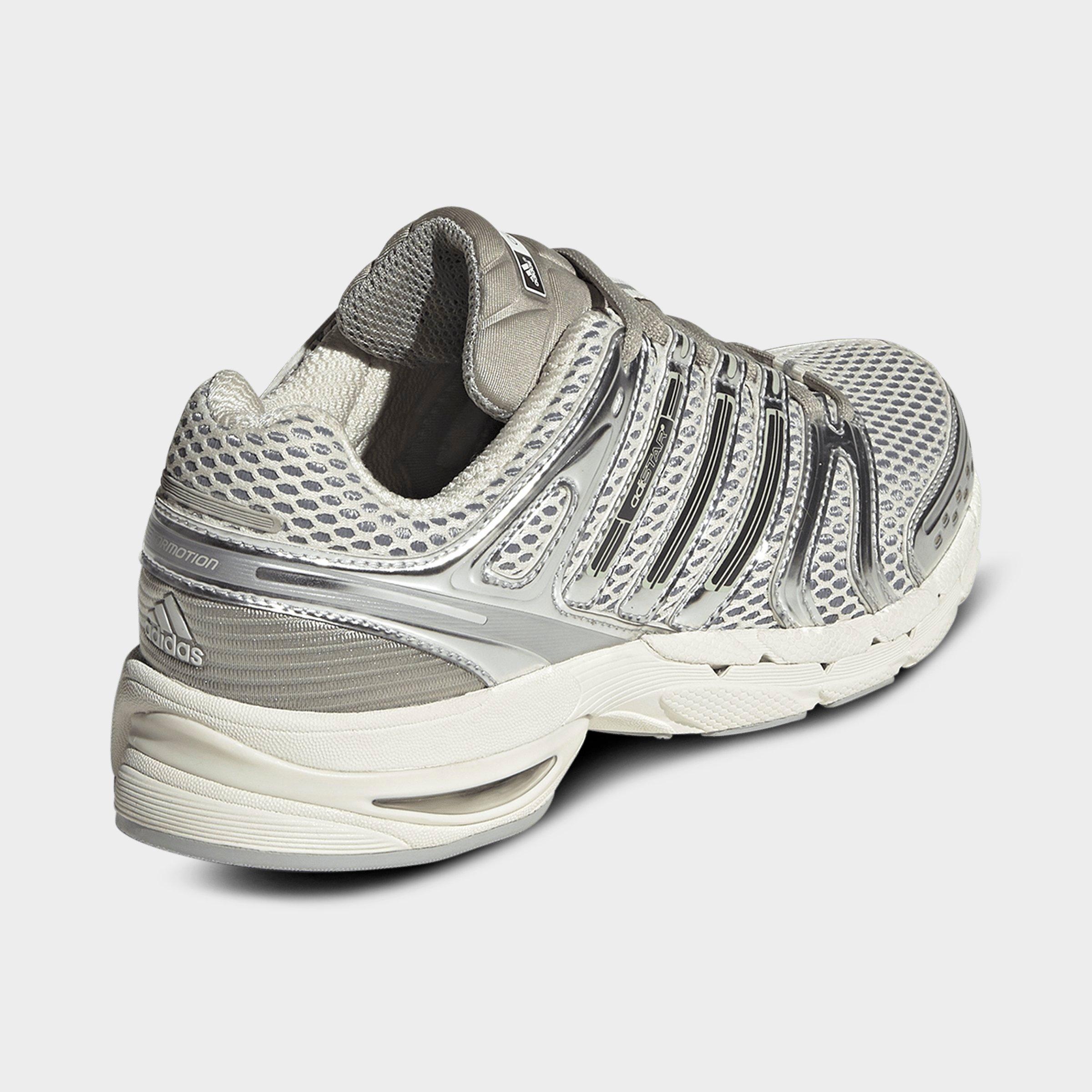 Women's adidas Adistar Control 5 Pony Print Casual Shoes - Part 2 - Off White/Silver Metallic/Sesame - Back view