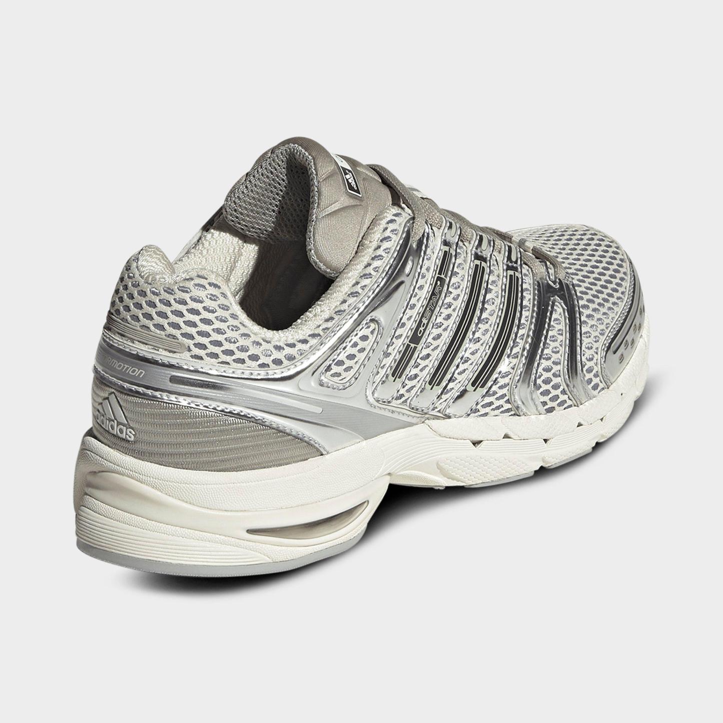 Women's adidas Adistar Control 5 Pony Print Casual Shoes - Part 2 - Off White/Silver Metallic/Sesame - Back view