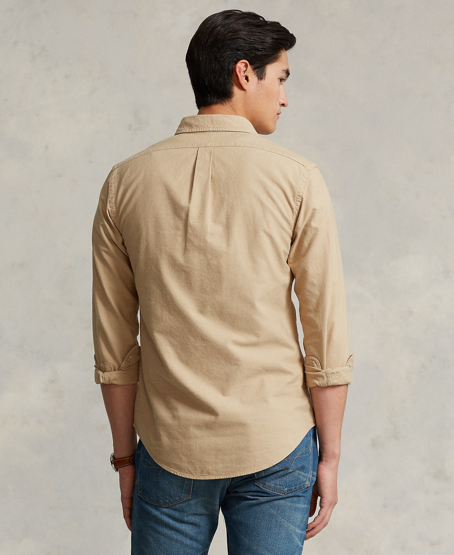 Polo Ralph Lauren Men's Garment-Dyed Oxford Shirt - Surrey Tan
