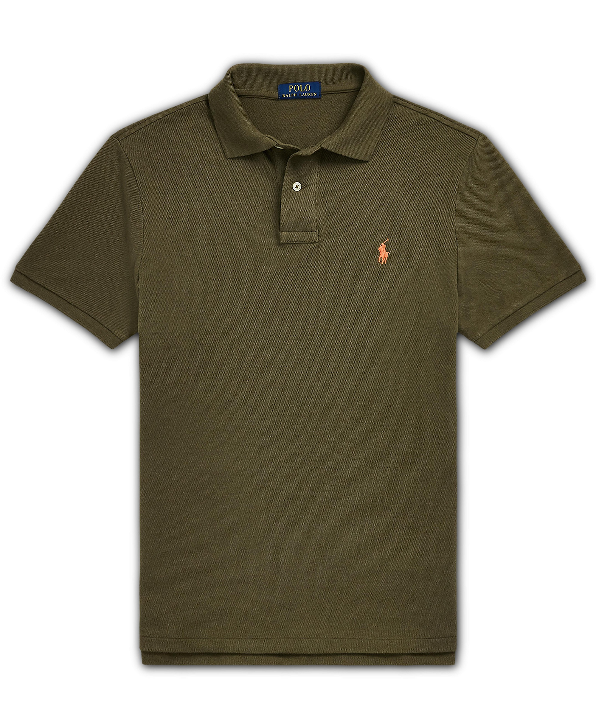 Polo Ralph Lauren Men's Custom Slim-Fit Mesh Polo Shirt - Canopy Olive