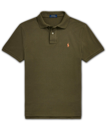 Polo Ralph Lauren Men's Custom Slim-Fit Mesh Polo Shirt - Canopy Olive