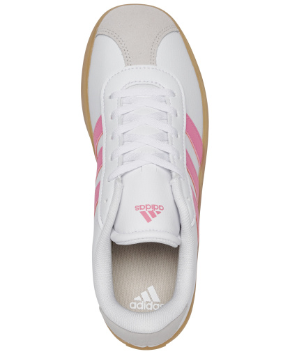 adidas Little Girls VL Court 3.0 Casual Sneakers from Finish Line - White/Pink