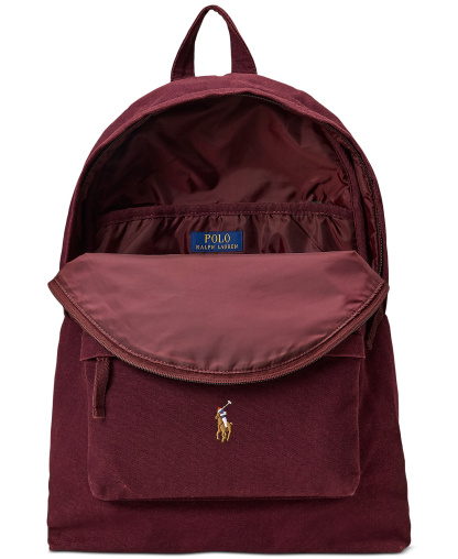 Polo Ralph Lauren Men's Canvas Backpack - Harvard Wine
