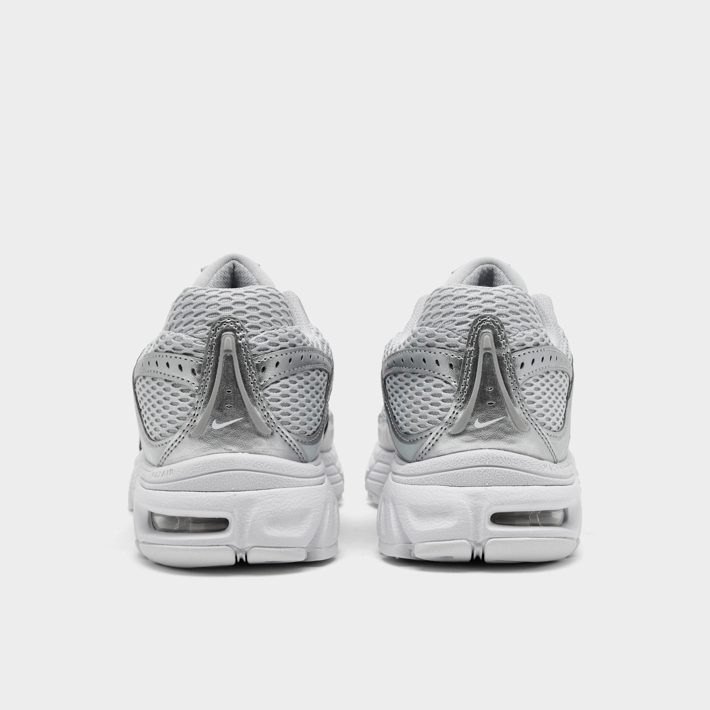 Women's Nithtke Air Max Moto 2K Casual Shoes - Part 3 - Grey Fog/Metallic Silver/White - Back view
