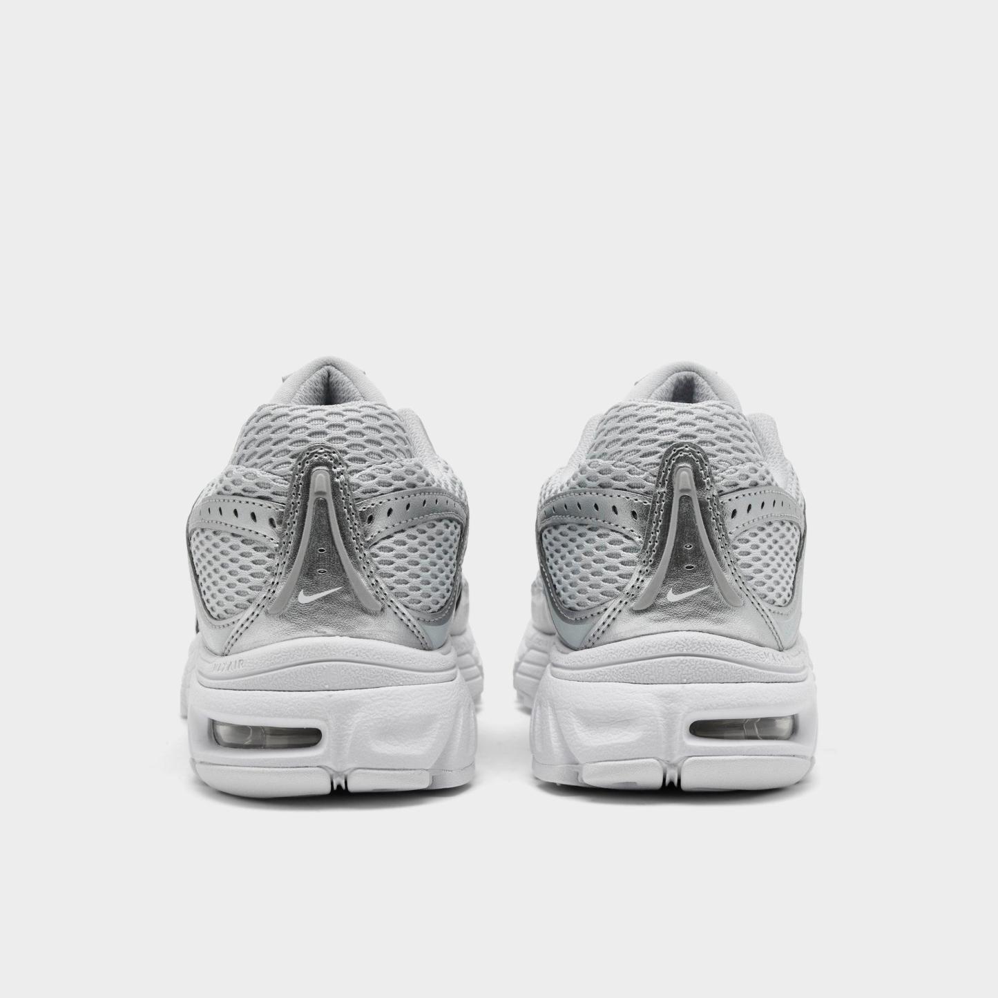 Women's Nithtke Air Max Moto 2K Casual Shoes - Part 3 - Grey Fog/Metallic Silver/White - Back view