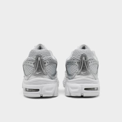 Women's Nithtke Air Max Moto 2K Casual Shoes - Part 3 - Grey Fog/Metallic Silver/White - Back view