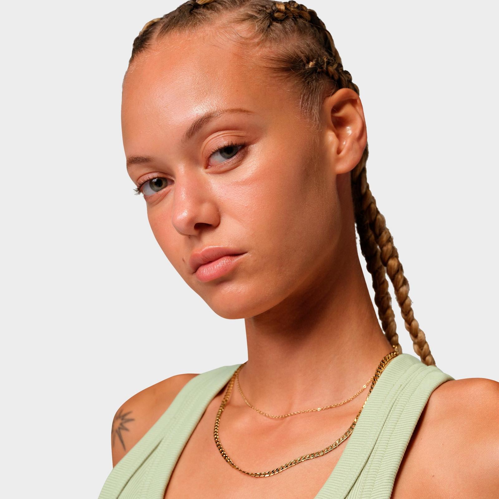 Women's Jordan Brooklyn Tank Dress - Olive Aura/White - view 5