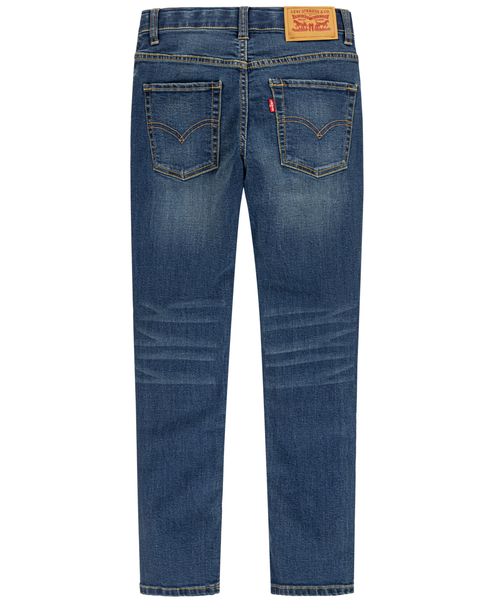 Levi's Boys' 2T-7 511 Slim Fit Stretch Performance Jeans - Evans Blue