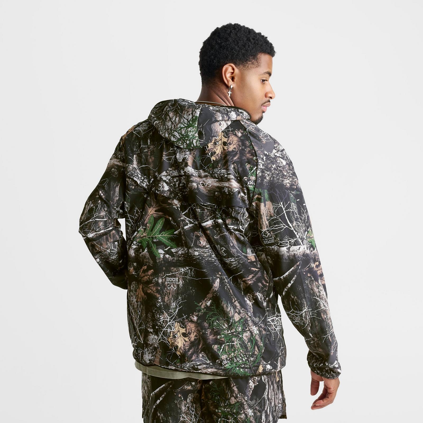 Men's Nike Stride Dri-FIT Realtree Running Jacket - Anthracite/Black