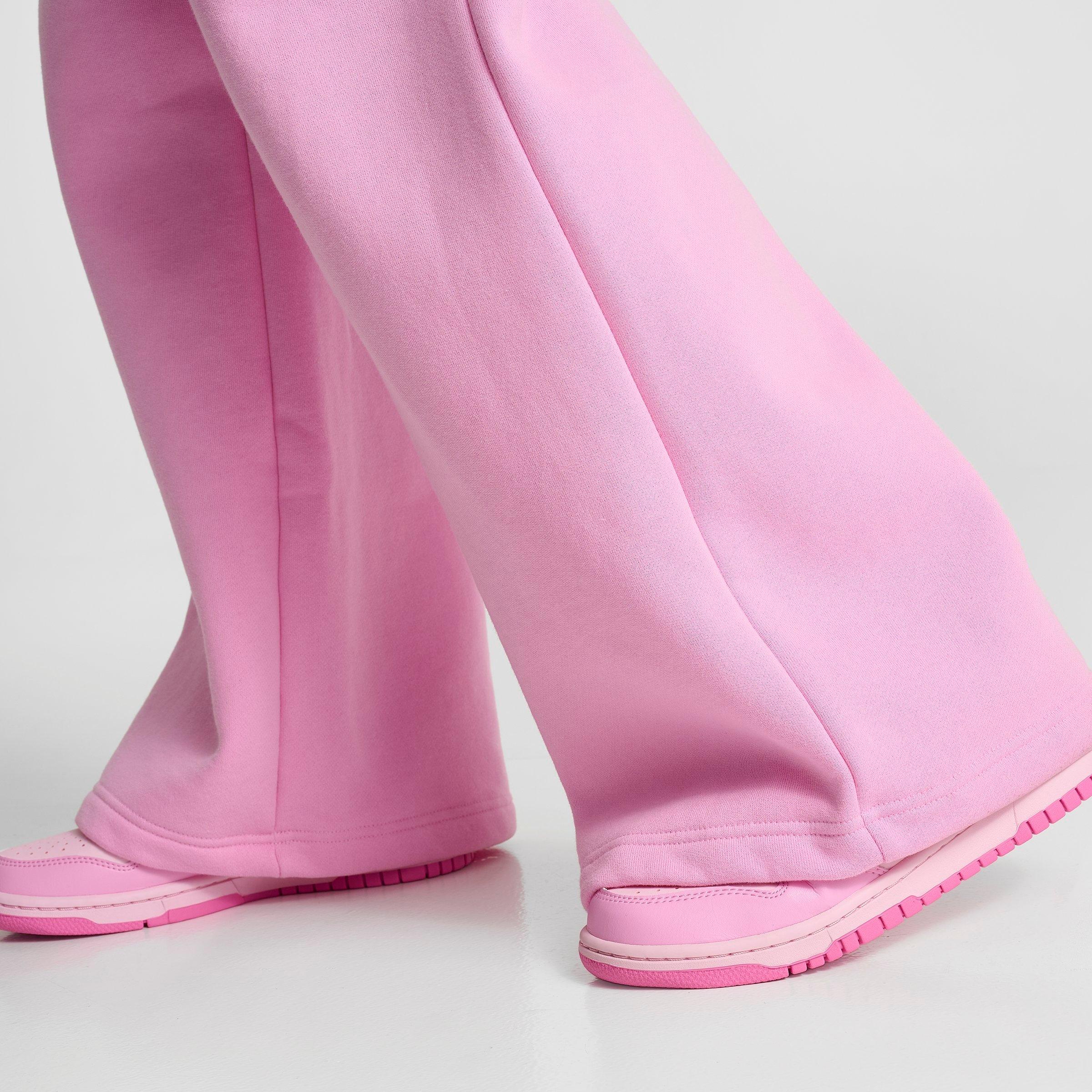 Women's Nithtke Studio Fleece Medium-Weight Wide-Leg Pants - Pink Rise/Sail