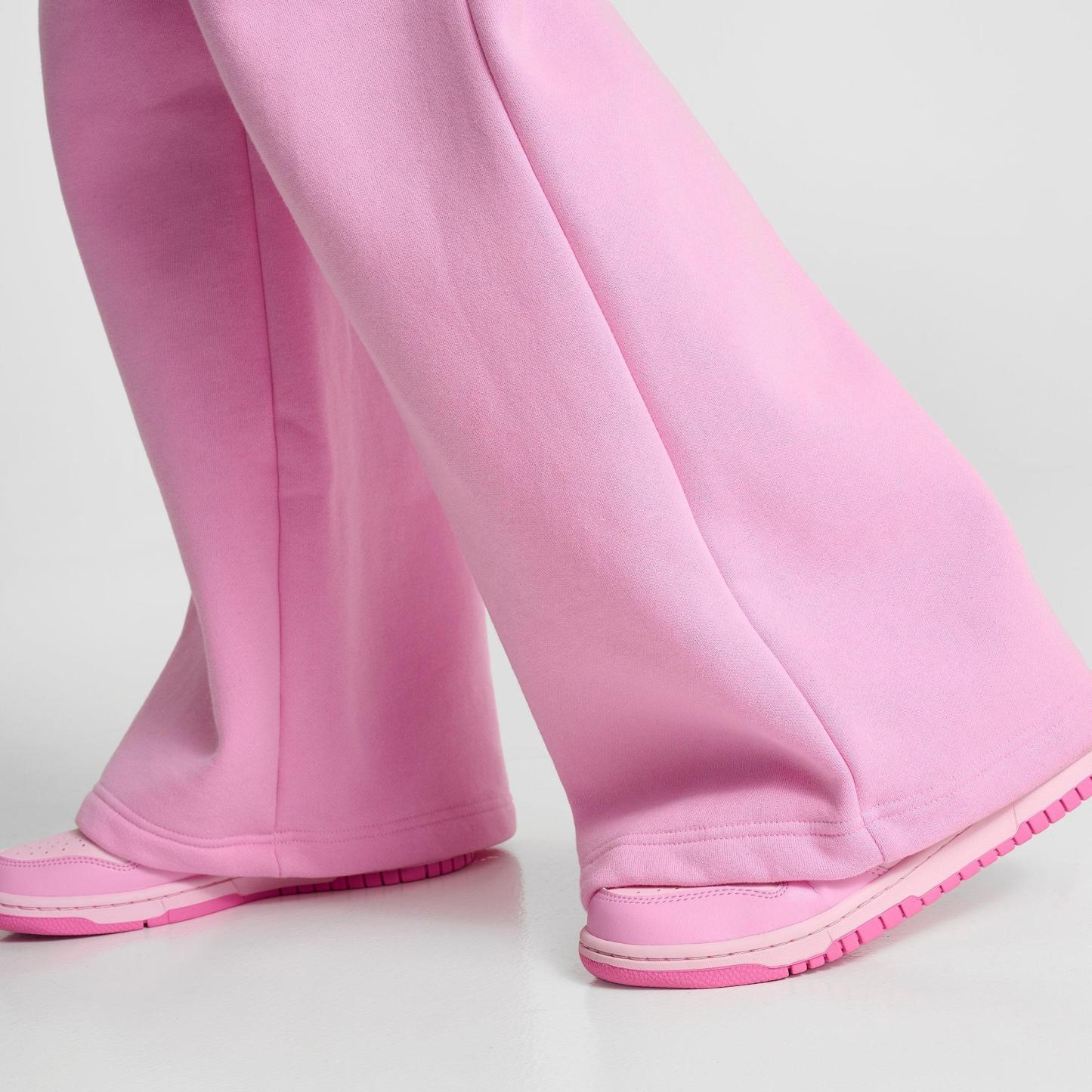 Women's Nithtke Studio Fleece Medium-Weight Wide-Leg Pants - Pink Rise/Sail