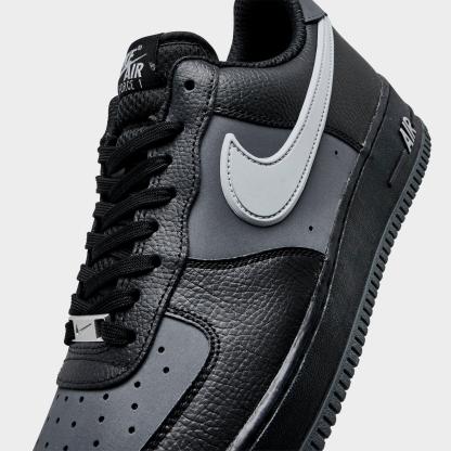 Men's Nike Air Force 1 '07 LV8 Casual Shoes - Black/Iron Grey/Light Smoke Grey (IR1475-010)