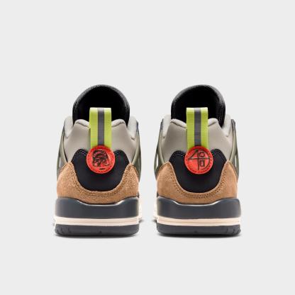 Big Kids' Jordan Spizike Low Casual Shoes - Anthracite/Light Wild Mango/Cargo Khaki/Spruce Fog - view 4