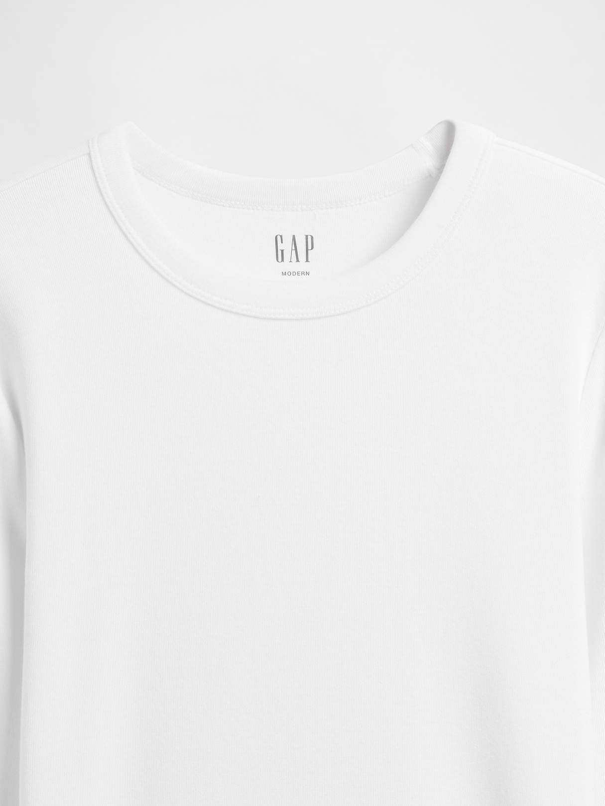 Modern Crewneck T-Shirt - Fresh white