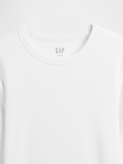 Modern Crewneck T-Shirt - Fresh white