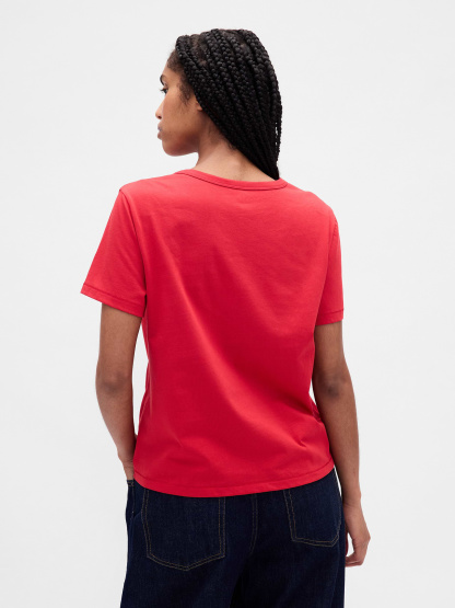 Organic Cotton VintageSoft T-Shirt - Modern red