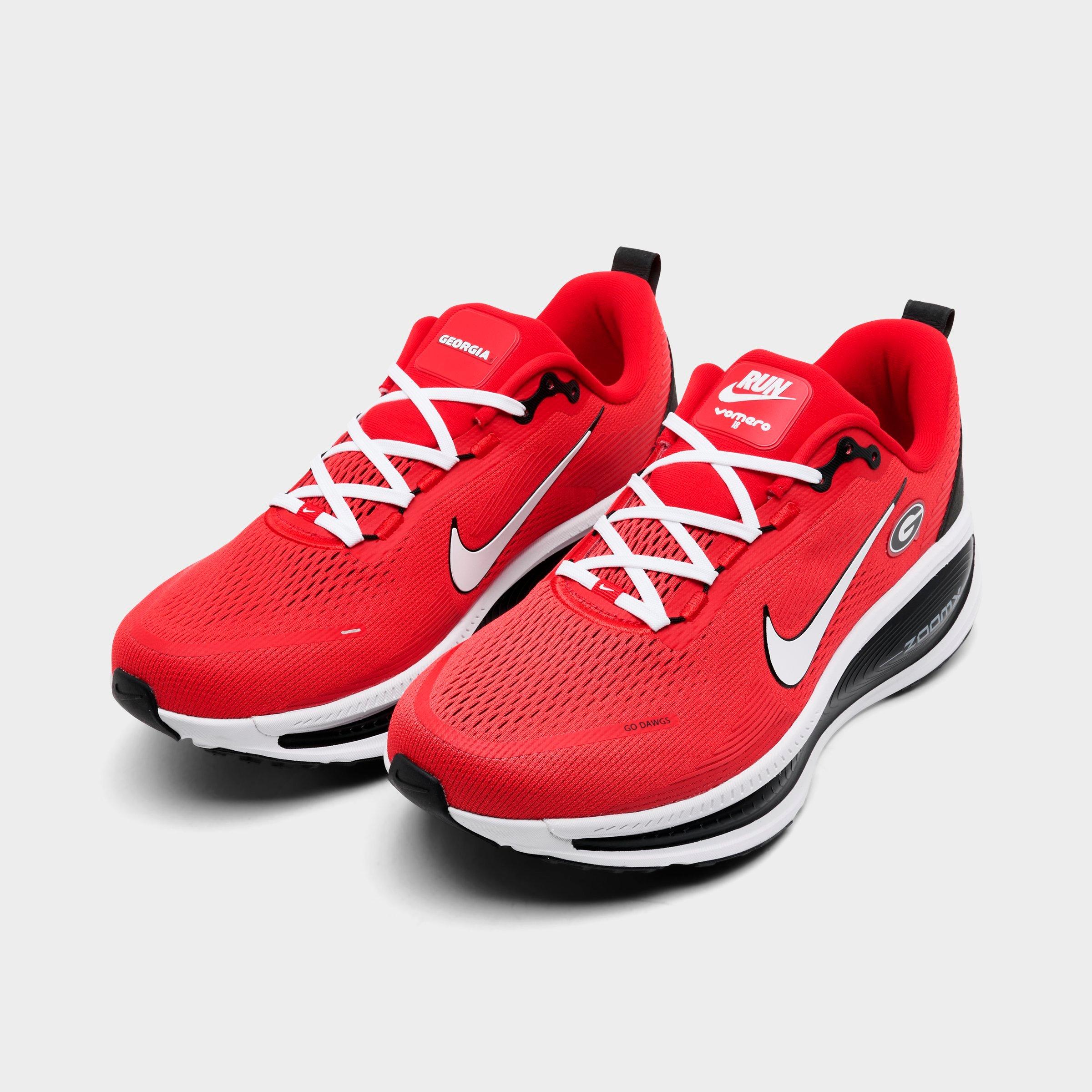 Men's Nithtke Vomero 18 Purdue Boilermakers Running Shoes - Part 2 - University Red/Black/White - Both shoes facing left