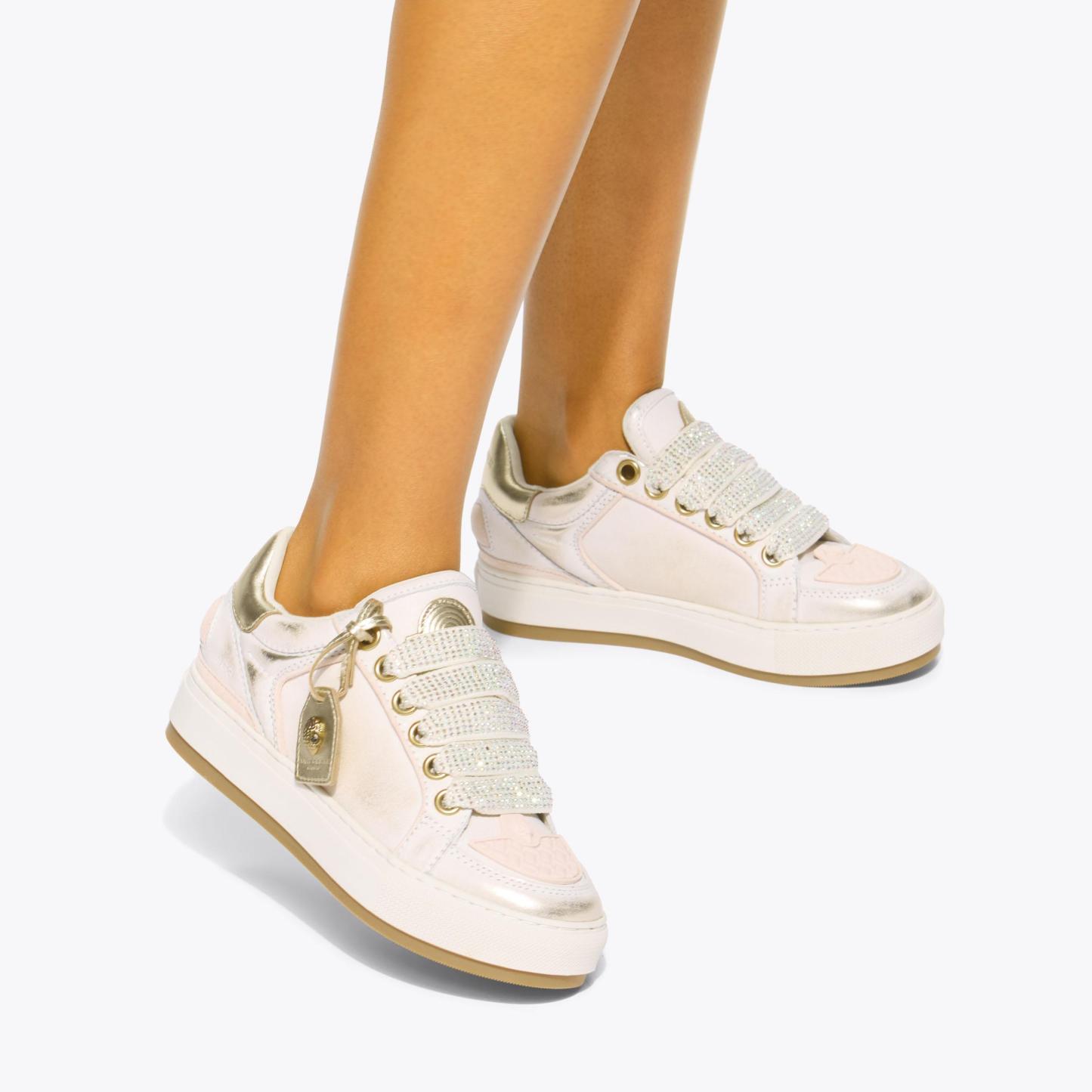 Kurt Geiger London Southbank Tag Sneaker - White - view 2