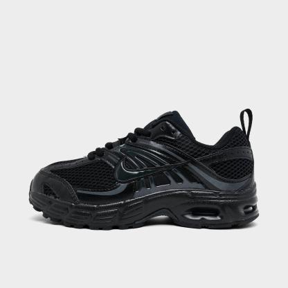 Little Kids' Nithtke Air Max Moto 2K Casual Shoes - Black/Dark Smoke Grey - Left shoe facing left. Outside of the shoe.