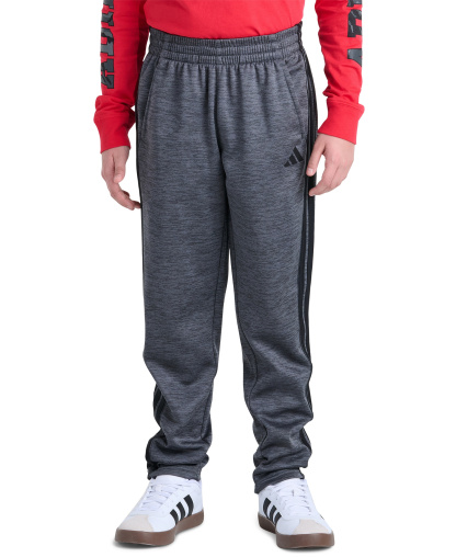adidas Boys' 8-20 Elastic Waistband Pant - Dark Gray Heather