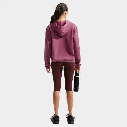 Women's Nithtke Studio Fleece Sport Dri-FIT Pullover Hoodie - Pink Smoke/White