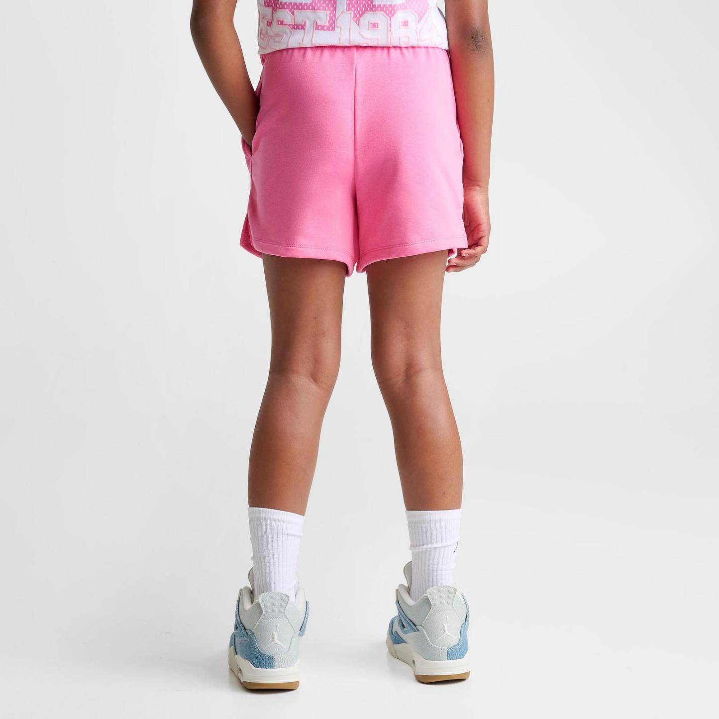 Girls' Big Kids' Jordan Collegiate Shorts - Pink Glow - view 4