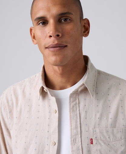 Levi's Men's Classic Pocket Regular-Fit Long-Sleeve Shirt - Chateau Gray