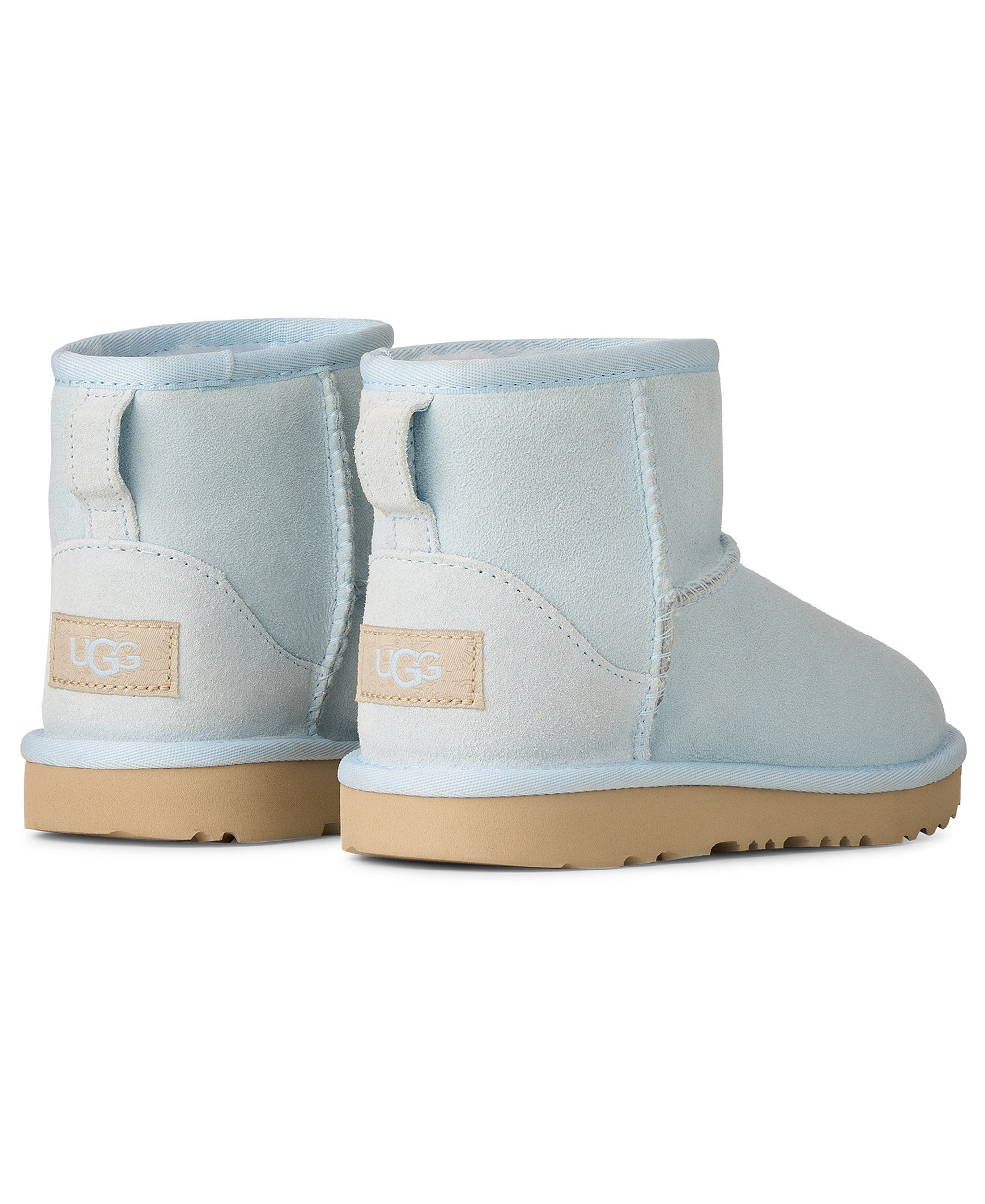 UGG® Kids Classic Mini II Slip-On Booties - Sky Blue