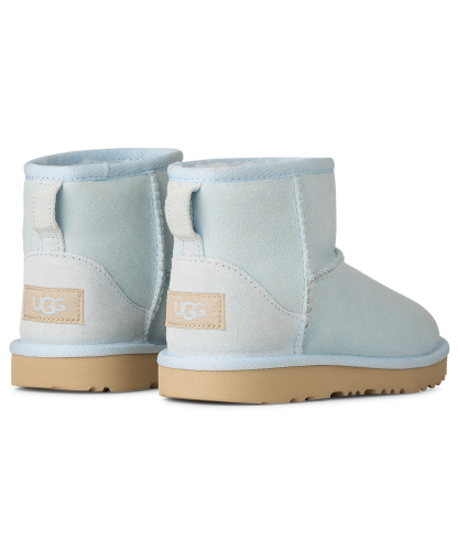 UGG® Kids Classic Mini II Slip-On Booties - Sky Blue
