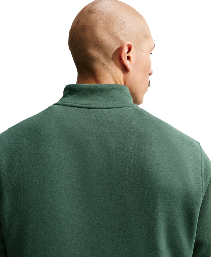 Nike Men's Sportswear Club Half-Zip Fleece Sweatshirt - Fir/White