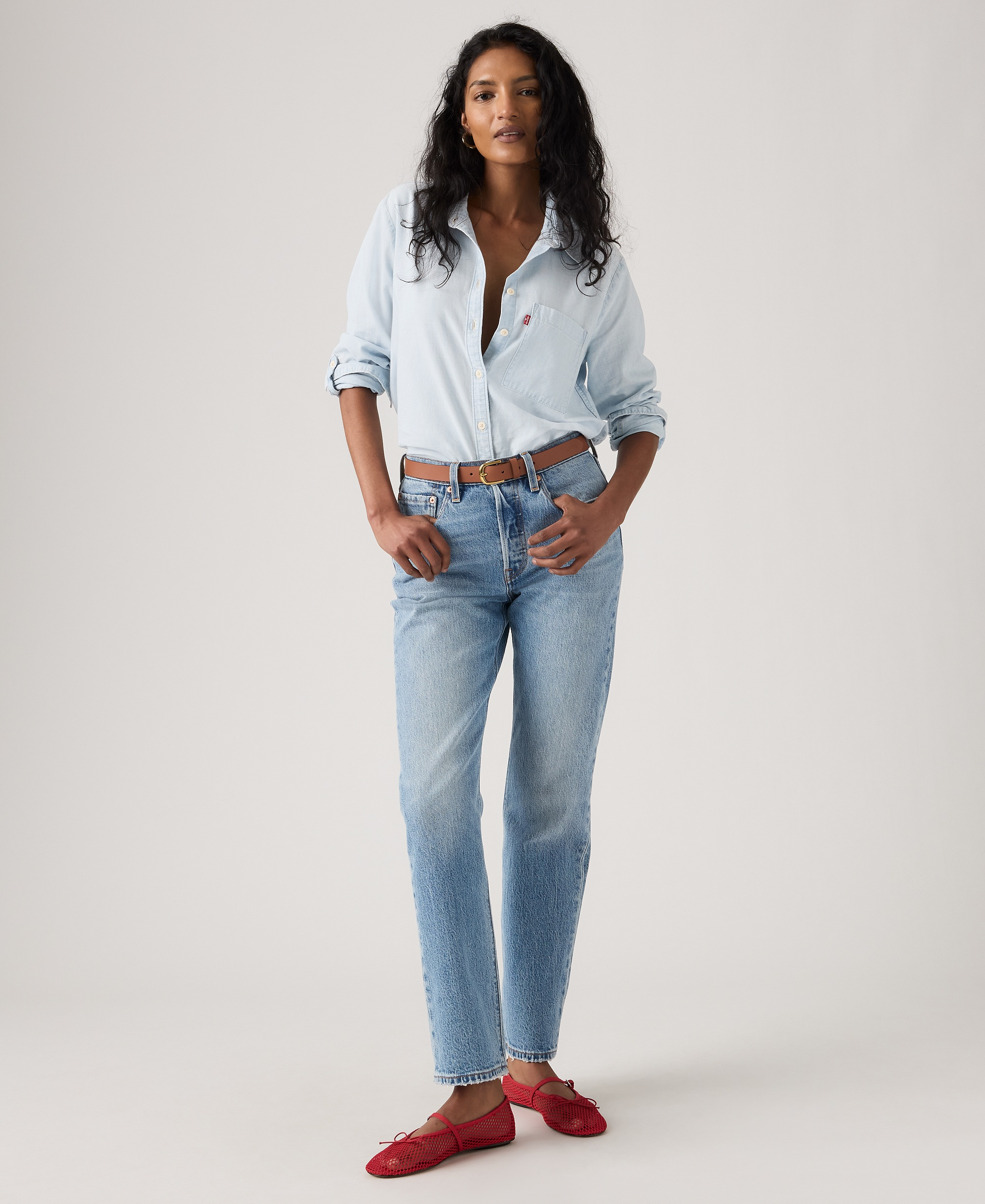 Levi's Women's 501 Original-Fit Straight-Leg Jeans - Grand Magic