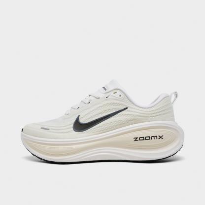 Men's Nithtke Vomero Plus Running Shoes - Part 1 - Sail/Black/Coconut Milk - Left shoe facing left. Outside of the shoe.