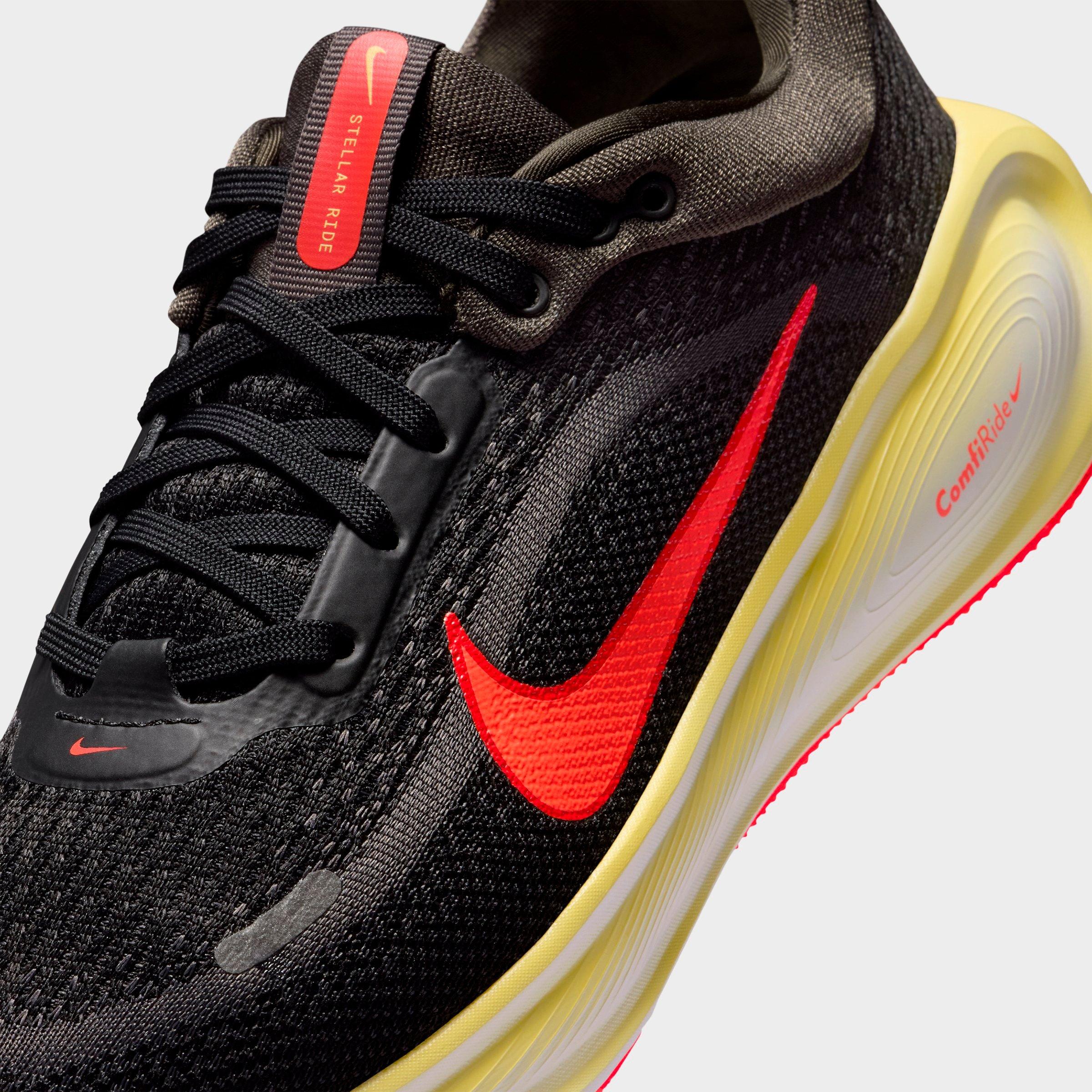 Big Kids' Nithtke Stellar Ride Running Shoes - Black/Medium Ash/Light Crimson/Bright Crimson - Detail shot