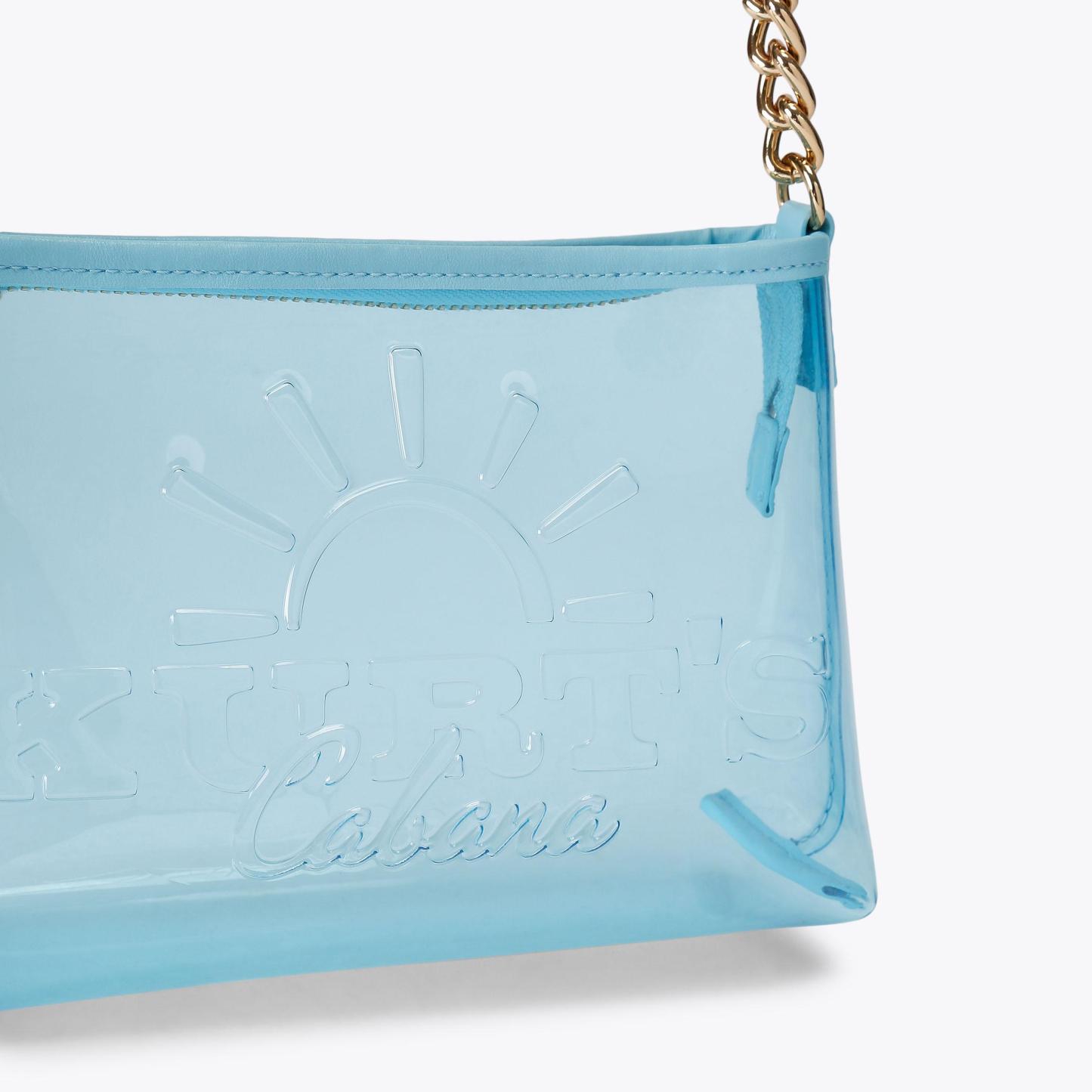 Kurt Geiger London Kurt's Cabana Small Pochette Bag - Blue - view 5