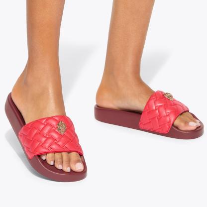 Kurt Geiger London Meena Eagle Slide - Red - view 2