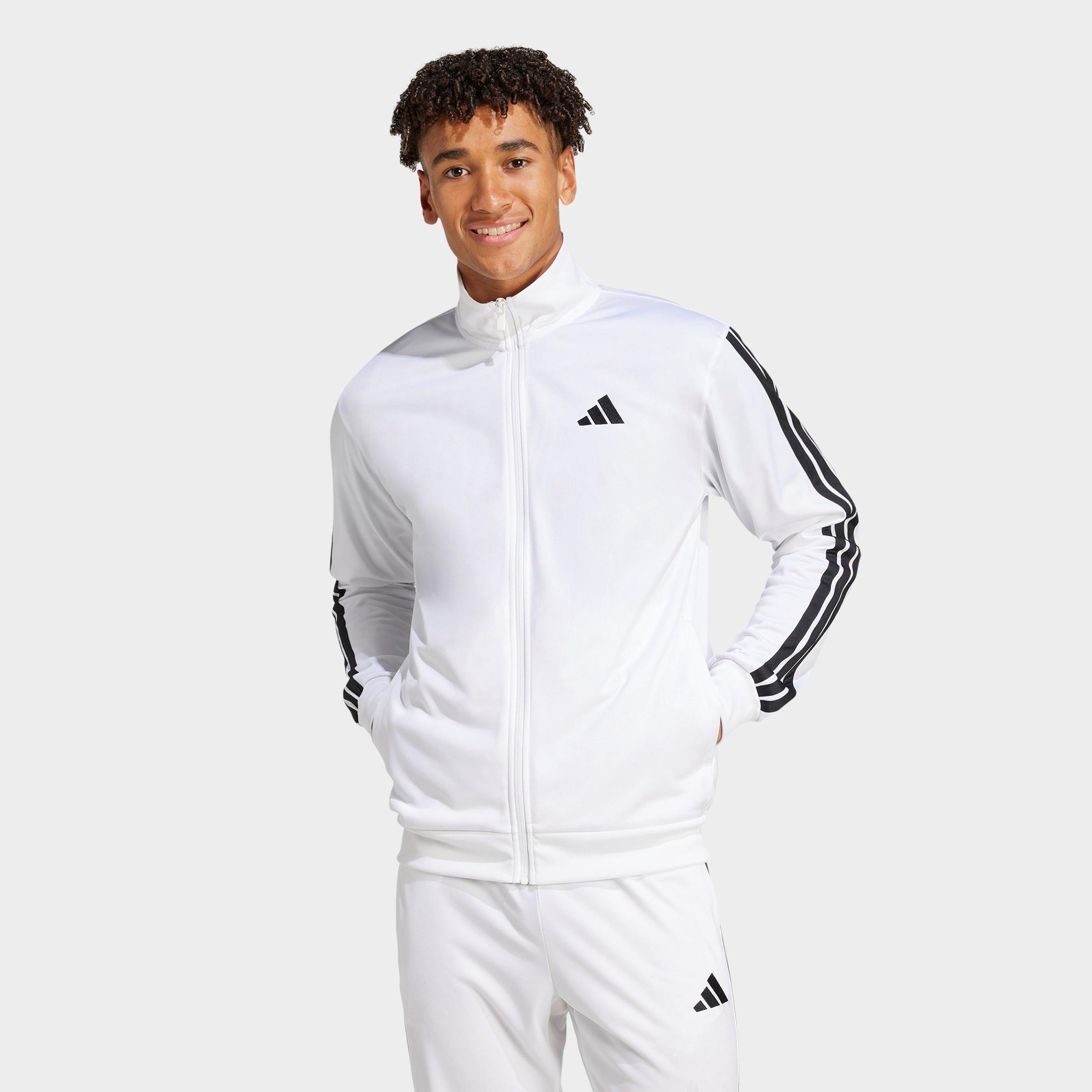 Men's adidas Dayready Full-Zip Track Jacket - White