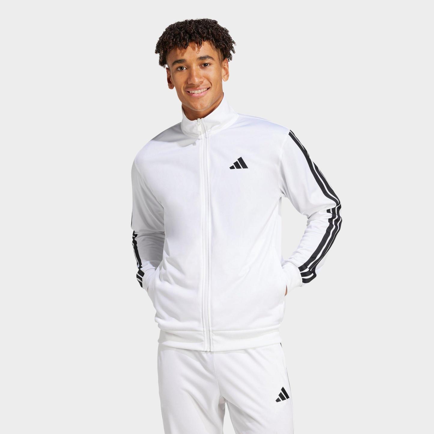 Men's adidas Dayready Full-Zip Track Jacket - White
