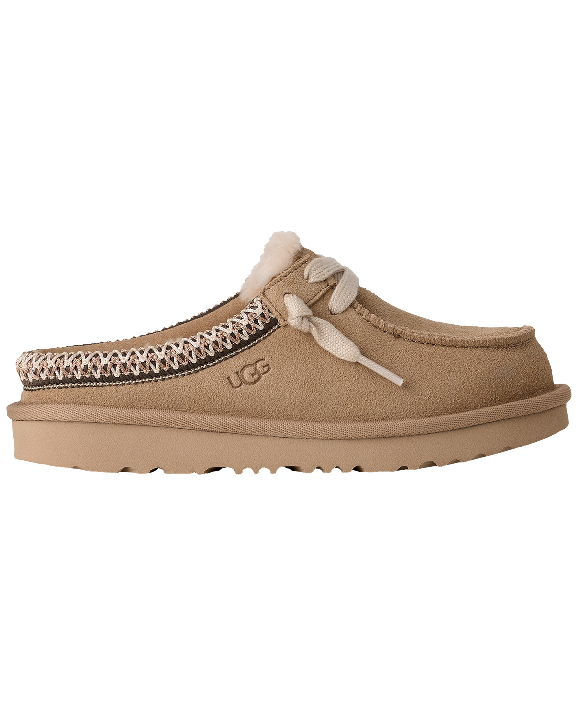 UGG® Kids' Tasman Mule Clog Round Toe Slipper - Sand