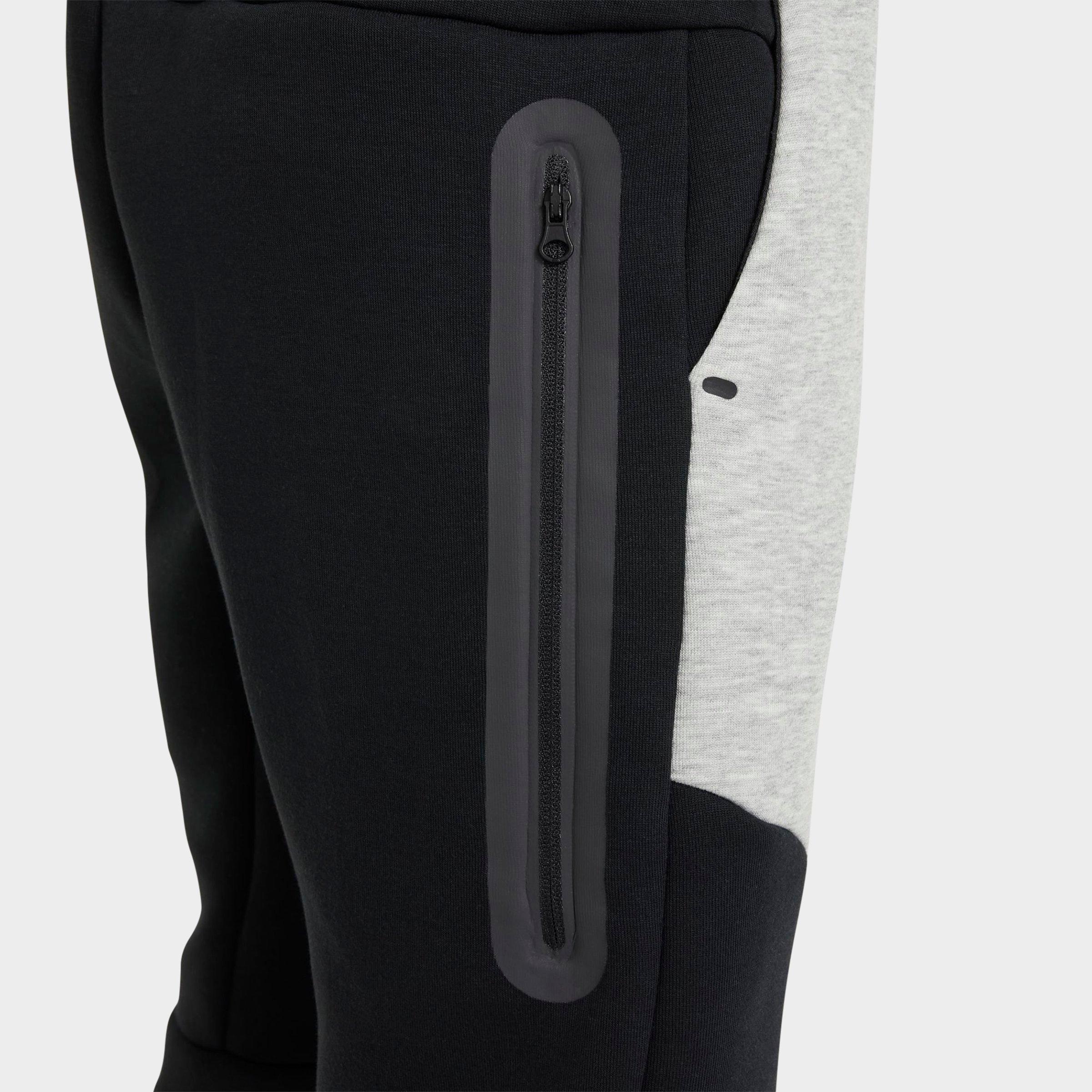 Big Kids' Nithtke Sportswear Tech Fleece Reflective Jogger Pants - Black/Dark Grey Heather/Black