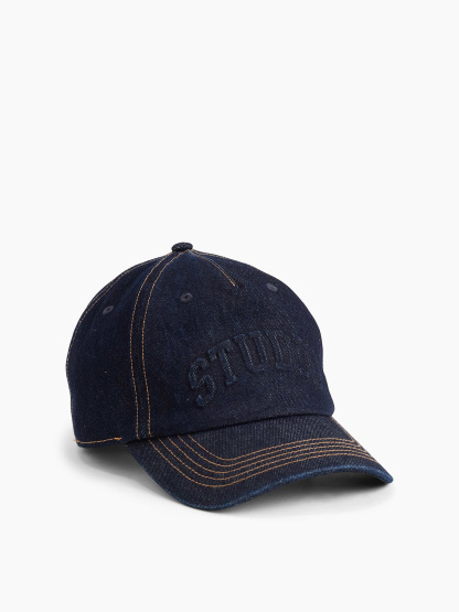 GapStudio Logo Baseball Hat - Dark denim
