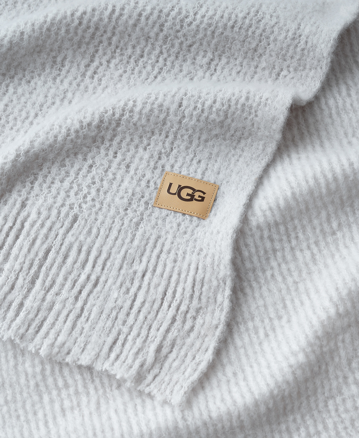 UGG® Margot Knit Throw, 50" x 70" - Stone